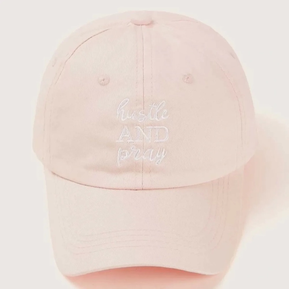Hustle & pray cap